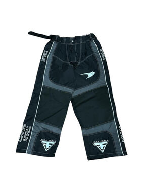 Force Athletic Teamware Pants Mens Small Black Nylon Belted Sports Hockey Canada
